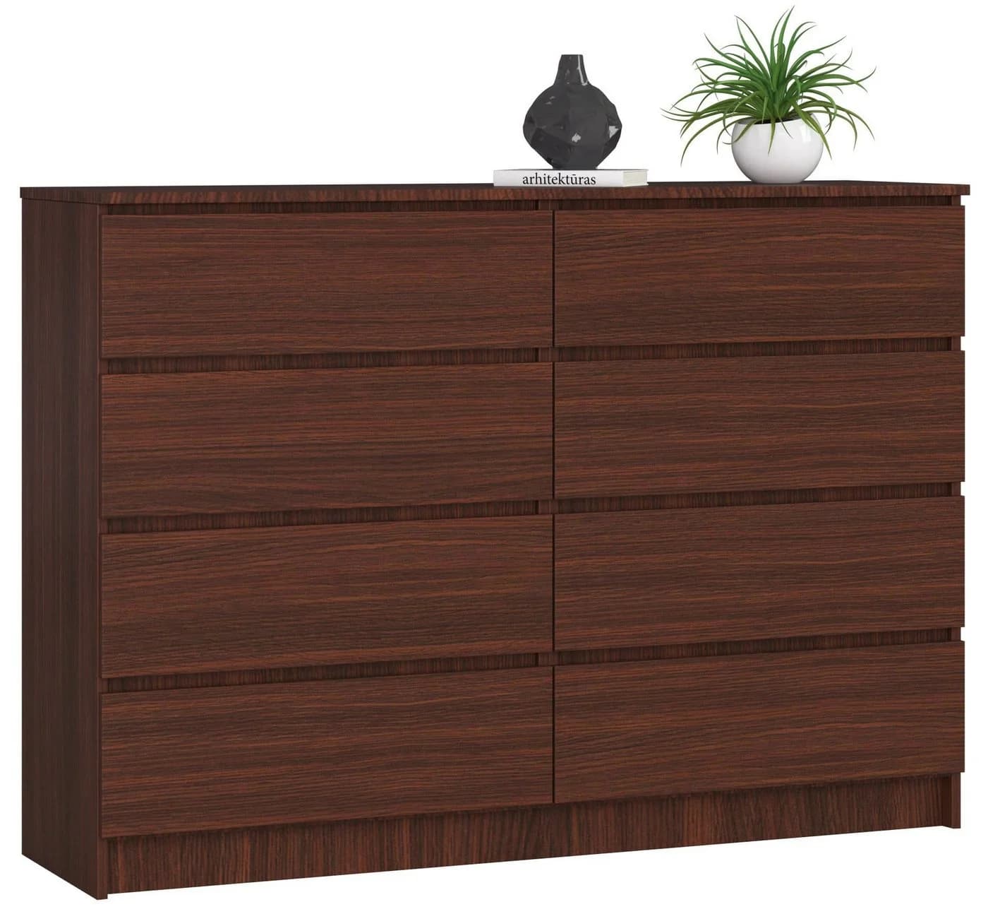 Raumhirsch Furniture Kommode 8 Schubladen 138 cm breit Holz