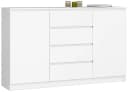 Raumhirsch Furniture Kommode mit 4 Schubladen, zwei Schranktüren, 160 cm breit Holz Schrank Bild 2