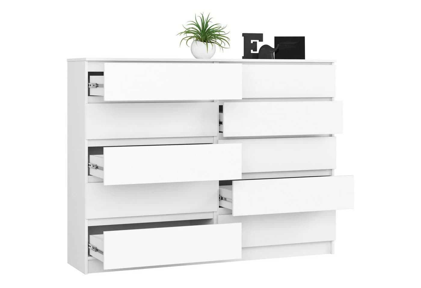 Raumhirsch Furniture Kommode 8 Schubladen 160 cm Eiche Sonoma - Bild 3