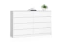 Raumhirsch Furniture Kommode 8 Schubladen 160 cm Weiß Bild 2