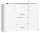 Raumhirsch Furniture Kommode 110 cm Weiß mit Soft-Close Bild 2