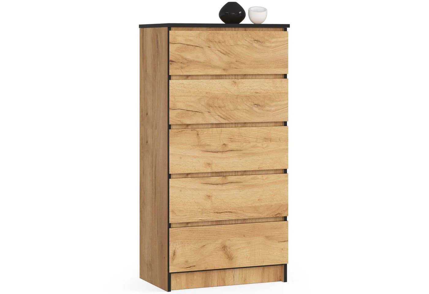 Raumhirsch Furniture Kommode 60 cm breit Holz Schrank, Highboard / Kommode 60 cm, Sideboard Organizer für jeden Raum