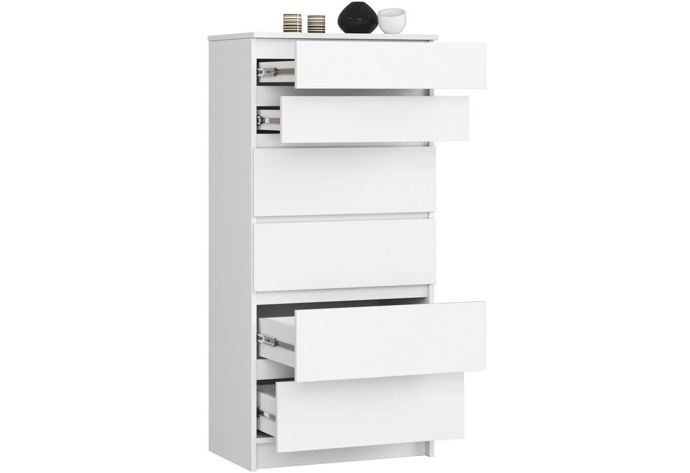 Raumhirsch Furniture Kommode mit 6 Schubladen 60 cm breit Holz Schrank, Highboard / Kommode 60 cm, Sideboard Organizer für jeden Raum - Bild 2