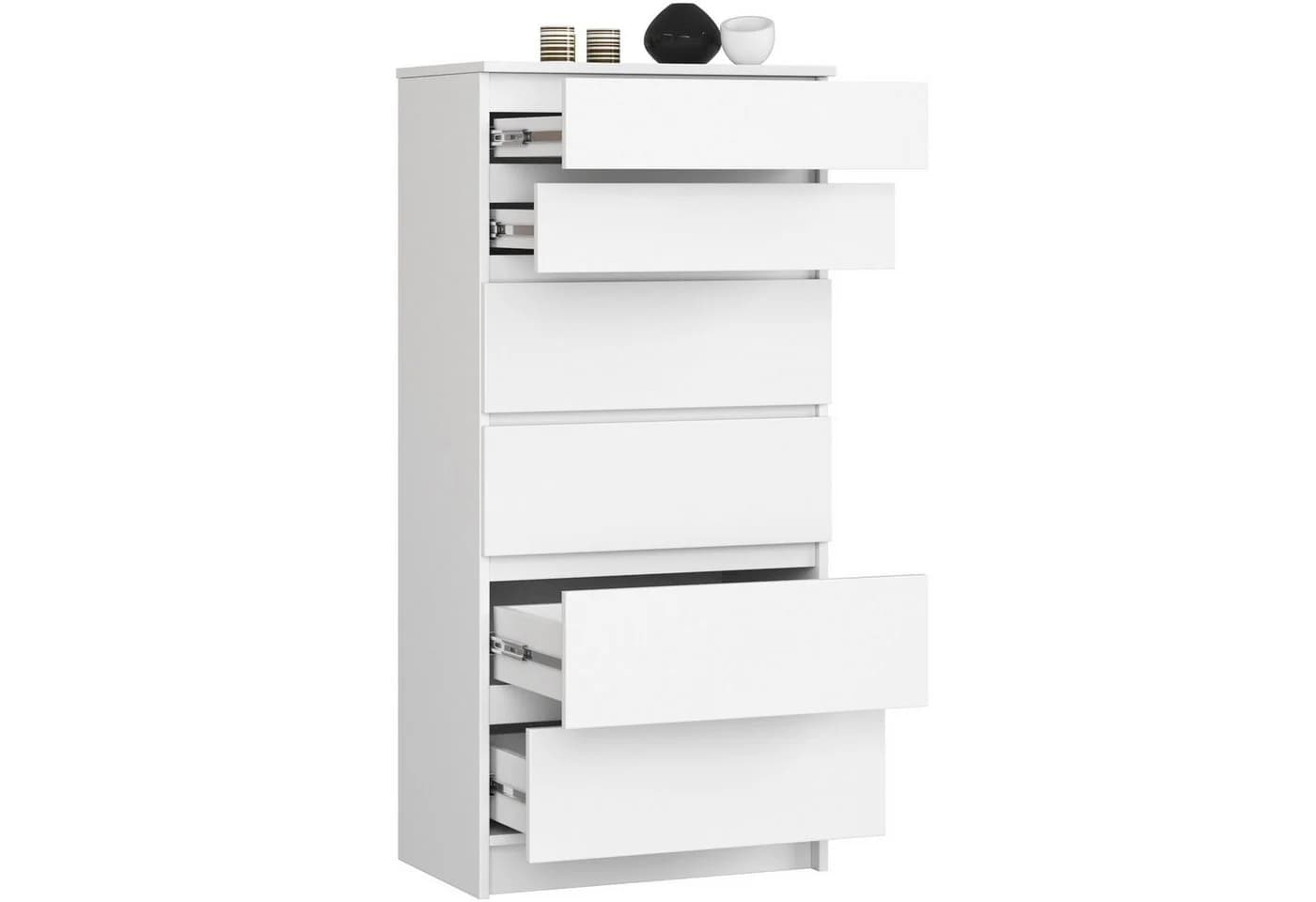 Raumhirsch Furniture Kommode mit 6 Schubladen 60 cm breit Holz Schrank, Highboard / Kommode 60 cm, Sideboard Organizer für jeden Raum - Bild 3