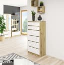 Raumhirsch Furniture Kommode 60 cm breit Holz Schrank, Highboard / Kommode 60 cm, Sideboard Organizer für jeden Raum Bild 1