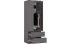 Raumhirsch Kleiderschrank STAR S60 Grau Modern Bild 3