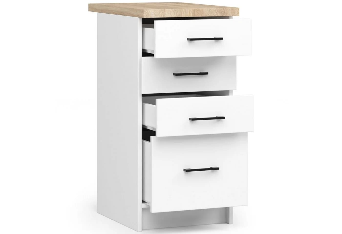 Raumhirsch Furniture Unterschrank Küchenunterschrank - Praktischer Stauraum - 4 Schubladen - Bild 3