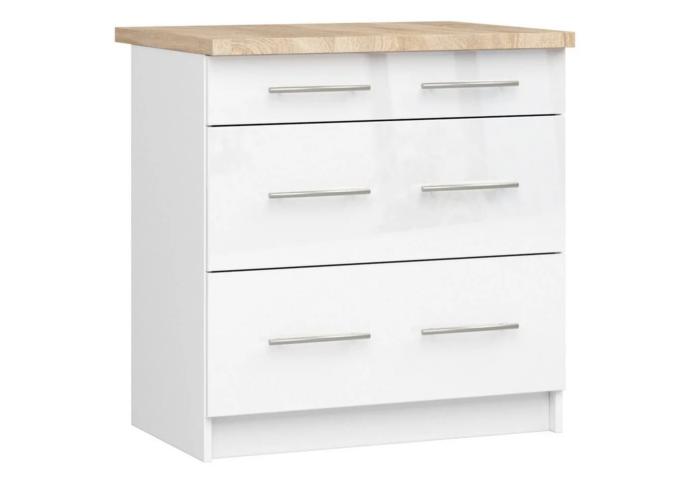 Raumhirsch Furniture Unterschrank Moderner Küchenunterschrank - 3 Schubladen - Küchenmodul