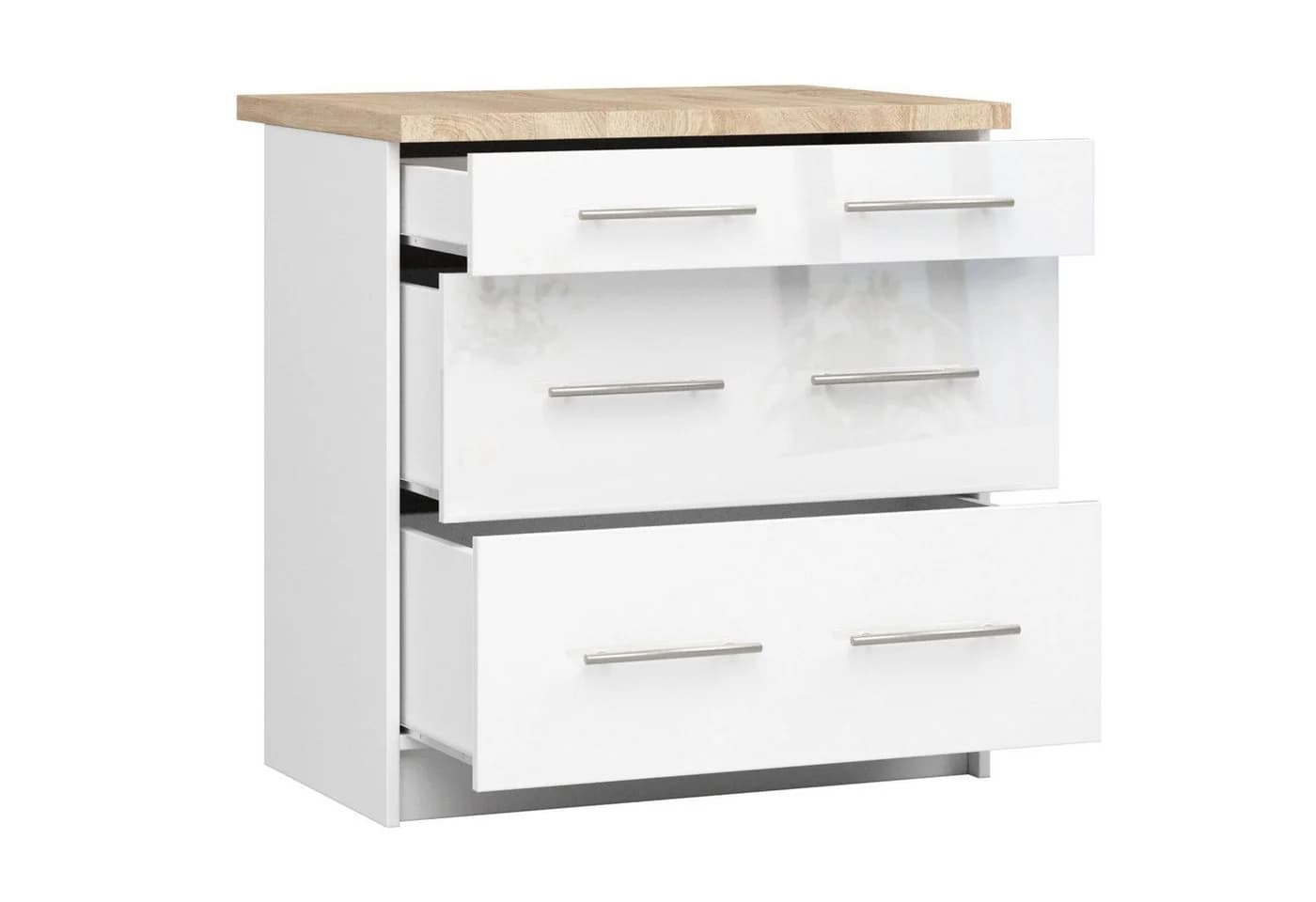 Raumhirsch Furniture Unterschrank Moderner Küchenunterschrank - 3 Schubladen - Küchenmodul - Bild 2