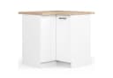 Raumhirsch Furniture Moderner Küchenunterschrank - Platzsparender Eckschrank - 2 Türen, 1 Schublade, Soft-Close, verstellbare Füße Bild 1