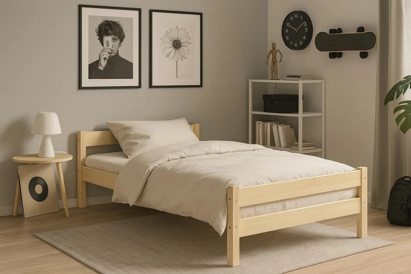 Raumhirsch Furniture Kinderbett Massivholz Kiefernholz Natur - Bild 2