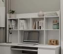 Raumhirsch Furniture Schreibtisch mit Aufsatz und Tastaturauszug Weiß Bild 3