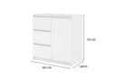 Raumhirsch Furniture Kommode Sideboard Weiß Modern Bild 5