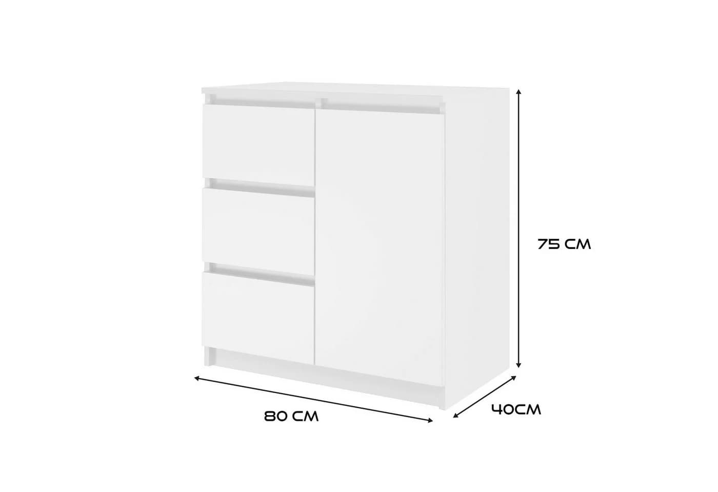 Raumhirsch Furniture Kommode Sideboard Weiß Modern - Bild 5