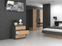 Raumhirsch Furniture Kommode Sideboard Anthrazit 3 Schubladen Bild 5