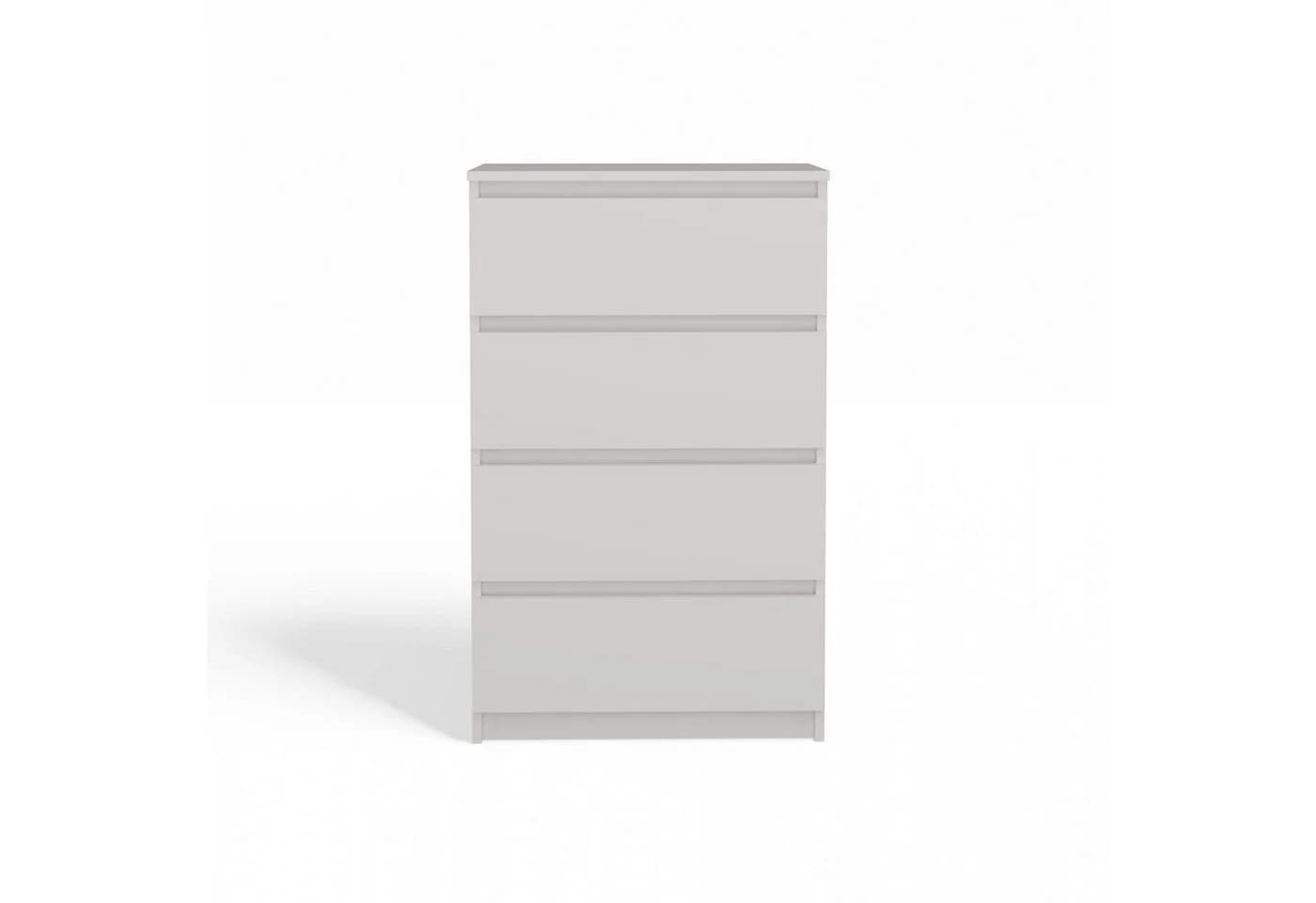 Raumhirsch Furniture Kommode Sideboard 70 cm breit 4 Schubladen weiß - Bild 3