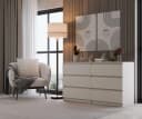 Raumhirsch Furniture Kommode Sideboard 140 cm breit, 6 Schubladen Bild 3