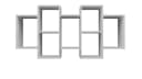 Raumhirsch Furniture Hängeregal 7 Fächer Weiß Modern Bild 1