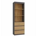 Raumhirsch Furniture Bücherregal Anthrazit mit Schubladen Bild 1