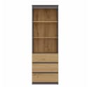Raumhirsch Furniture Bücherregal Anthrazit mit Schubladen Bild 3