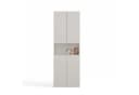 Raumhirsch Furniture Badkommode Hochschrank beige 3 Türen 5 Regale Bild 1
