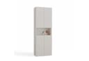 Raumhirsch Furniture Badkommode Hochschrank beige 3 Türen 5 Regale Bild 2