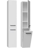 Raumhirsch Furniture Badkommode Hochschrank Weiß Bild 2