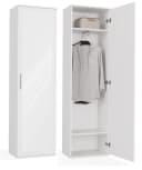 Raumhirsch Furniture Garderobenschrank mit Spiegel weiß Bild 1