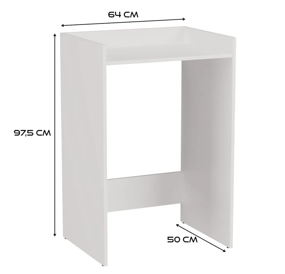 Raumhirsch Furniture Waschmaschinenumbauschrank Weiß Überbauschrank - Bild 3