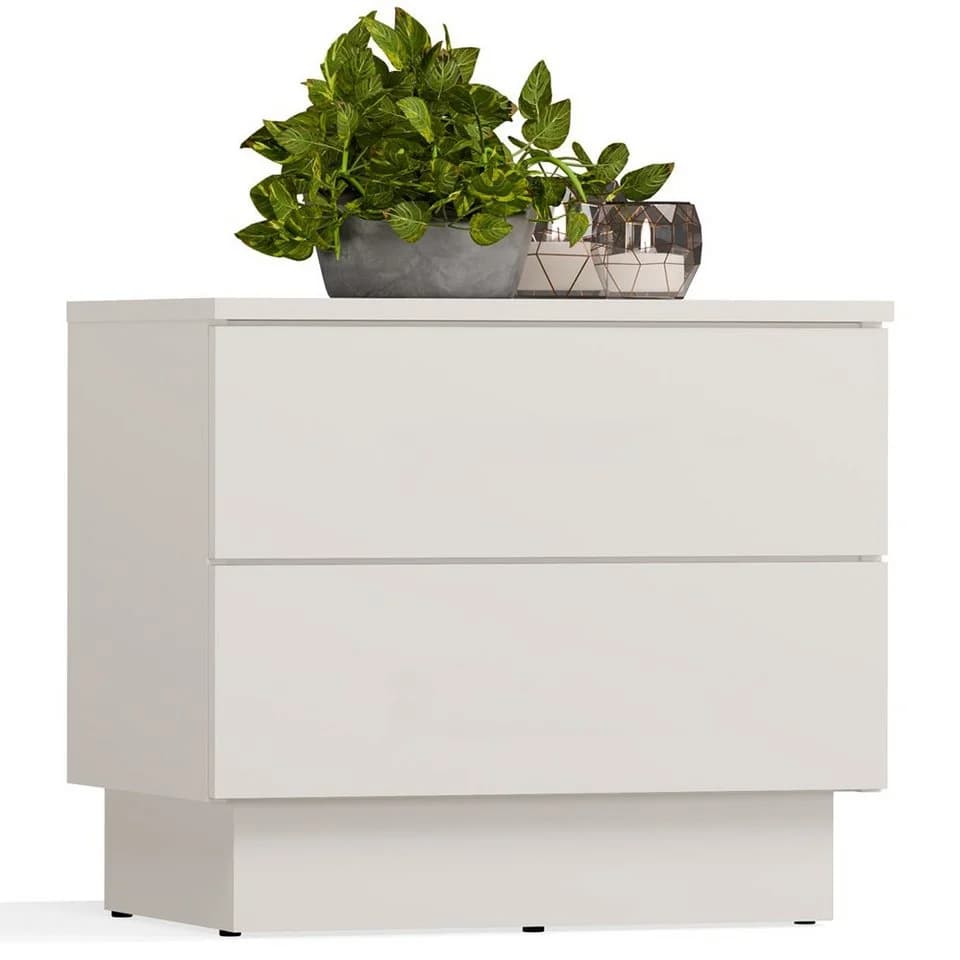 Raumhirsch Furniture Nachttisch mit 2 Schubladen und Tip-On-System - Bild 2