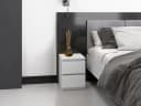Raumhirsch Furniture Nachttisch MALWA M2 Weiß Matt 2 Schubladen Bild 3