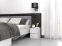 Raumhirsch Furniture Nachttisch MALWA M2 Weiß Matt 2 Schubladen Bild 4