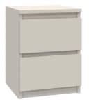 Raumhirsch Furniture Nachttisch MALWA M2 Beige 2 Schubladen Bild 2