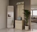 Raumhirsch Furniture Wandgarderobe mit Schuhschrank und 5 Haken Bild 1