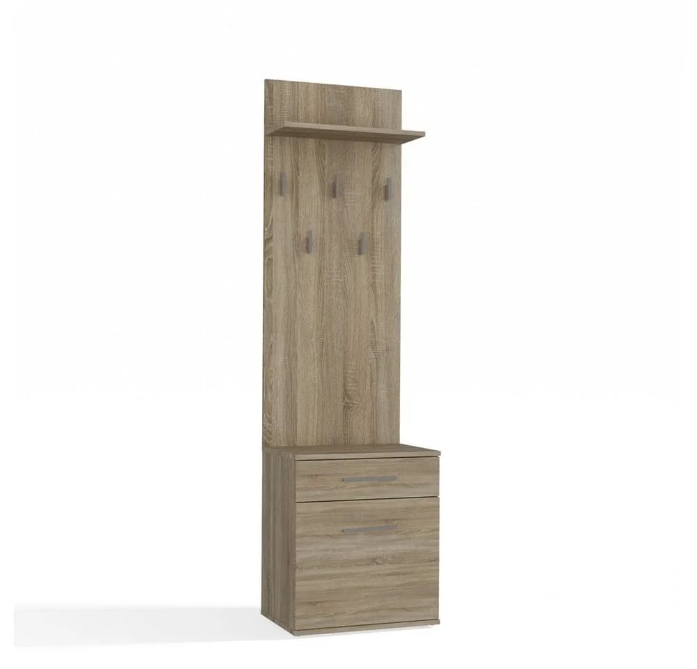 Raumhirsch Furniture Wandgarderobe mit Schuhschrank und 5 Haken - Bild 2