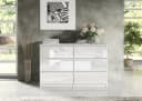 Raumhirsch Furniture Kommode 6 Schubladen Weiß Modern Bild 2