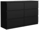 Raumhirsch Furniture Kommode 6 Schubladen Schwarz Modern Bild 2