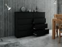 Raumhirsch Furniture Kommode 8 Schubladen Schwarz Modern Bild 4