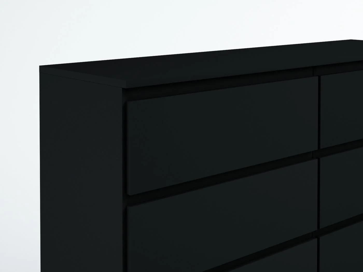 Raumhirsch Furniture Kommode 8 Schubladen Schwarz Modern - Bild 5