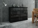Raumhirsch Furniture Kommode 8 Schubladen Schwarz Hochglanz Bild 2