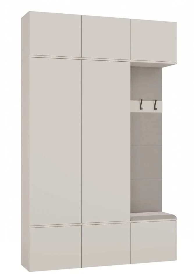 Raumhirsch Furniture Garderobenschrank mit Schuhschrank Beige TIP-ON - Bild 2