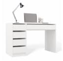 Raumhirsch Furniture Schreibtisch ARTO mit 5 Schubladen Weiß Bild 1