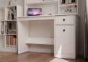 Raumhirsch Furniture Schreibtisch CHESTER Weiß mit Schublade und Schrank Bild 2