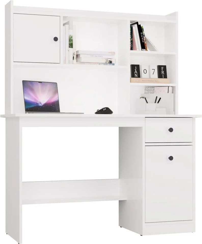Raumhirsch Furniture Schreibtisch CHESTER mit Aufsatz Artisan Eiche