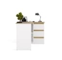Raumhirsch Furniture Eckschreibtisch NICEA Weiß mit Schubladen Bild 5