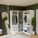 Raumhirsch Furniture Kleiderschrank Weiß Modulares System Mit Schubladen Bild 2