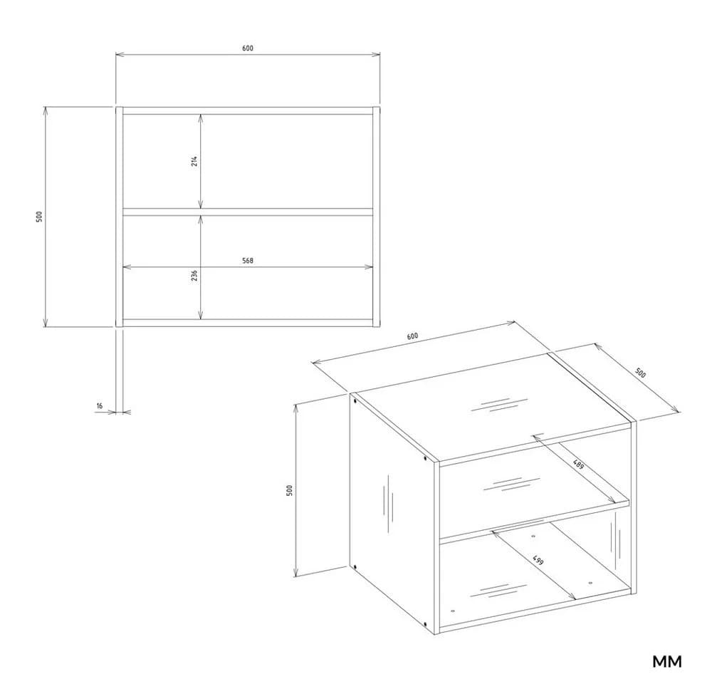 Raumhirsch Furniture Kleiderschrank Aufsatzmodul OPENO - Bild 3