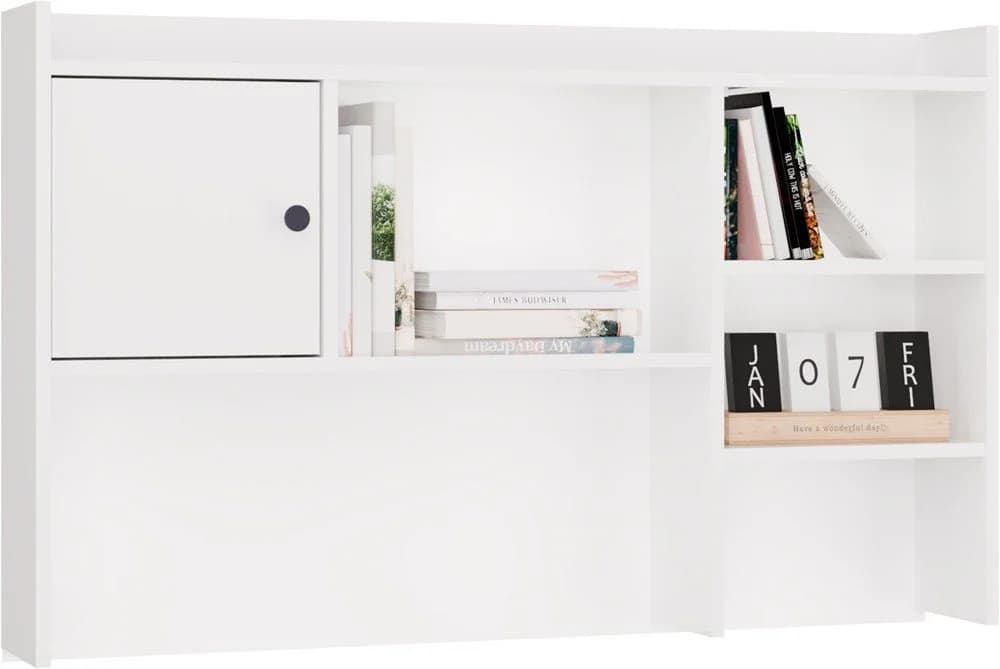Raumhirsch Furniture Schreibtischaufsatz Weiß 5 Fächer