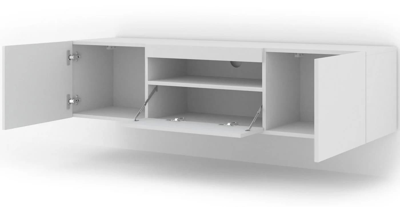 Raumhirsch Furniture TV Lowboard Weiß Modern - Bild 3