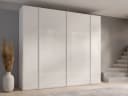 Raumhirsch Furniture Kleiderschrank 6-türig Hochglanz Weiß Bild 2